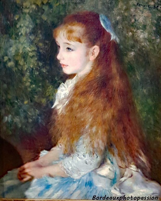 Portrait de Mademoiselle Irène Cahen d’Anvers (1880) Pierre-Auguste Renoir